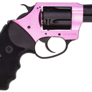 Charter Arms 53835 Pink Lady 38 Special 5rd 2" Black Steel Barrel, Black Cylinder, Black/Pink Aluminum Frame, Black Rubber Grip, Exposed Hammer