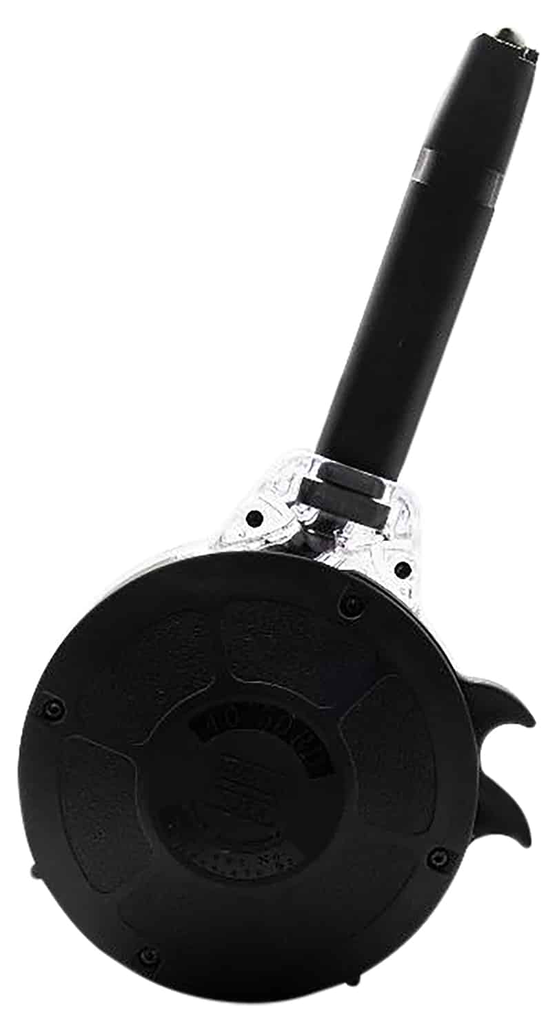 Kci Usa Inc KCIMZ028 Drum Magazine 50rd 40 S&W Compatible w/ Glock 22/23/24/27/35 Black Hardened Steel/Polymer