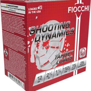 Fiocchi 12SD18L7 Shooting Dynamics Target 12Gauge 2.75" 1 1/8oz 7.5Shot 25 Per Box/10 Case