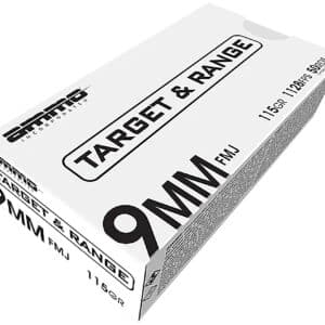 Ammo Inc 9115FMJTR50 Signature 9mm Luger 115gr Full Metal Jacket 50 Per Box/20 Case