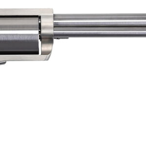 Magnum Research BFR30306 BFR Extra Large 30-30 Win 6 Shot 10" Brushed Stainless Steel Barrel & Cylinder, Stainless Steel Frame, Black Hogue Rubber Grip, Exposed Hammer