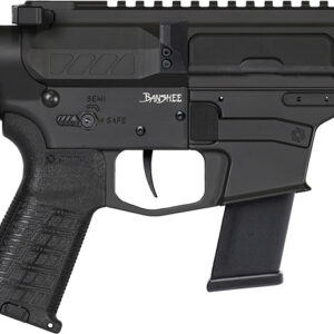 CMMG 45AE70FAB Banshee MKG 45 ACP 13+1 5" Black Nitride Medium Taper Threaded Barrel, EML 4" M-LOK Handguards, Black Armor Cerakote Aluminum Picatinny Rail Receiver, Pistol Tube, CMMG Zeroed Grips