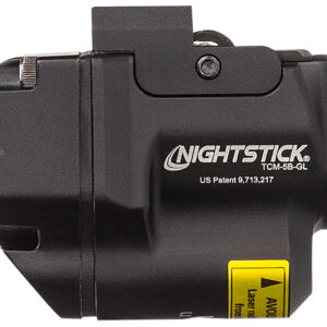 Nightstick TCM5BGL Subcompact Weapon Light with Green Laser  Black Anodized 650 Lumens White LED Glock/Sig Sauer/H&K/Ruger/Smith & Wesson M&P