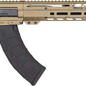 CMMG 86A8E0BCT Dissent MK47 7.62x39mm 30+1 12.50" Black Nitride Threaded Barrel, M-LOK Handguards, Coyote Tan Cerakote Aluminum Picatinny Rail Receiver