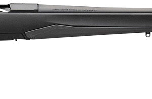 Browning 036003298 X-Bolt 2 Hunter Full Size 7mm PRC 3+1 24" Matte Black Threaded Sporter Barrel, Matte Black Drilled & Tapped Steel Receiver, Black Adjustable Vari-Tech w/Grip Module Synthetic Stock