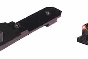 TruGlo TG114 Lever Action Rifle Sights  Black 0.500" Red Front, Green Rear Adjustable for Henry Rifles