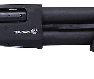 Citadel CBTW1214 Boss Tidalwave 12 Gauge Pump 3" 5+1 14.75" Black Bore Barrel, Black Receiver w/3/8" Dovetail, Fixed Black Synthetic Stock