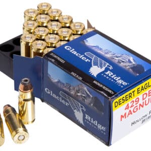 Magnum Research DEP429DE240JHP Desert Eagle  429DE 240gr Jacketed Hollow Point 20 Per Box/25 Case