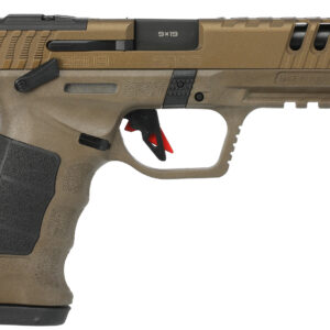 SAR USA SAR9G3BR SAR9 Gen3 Full Size Frame 9mm Luger 17+1 4.40" Black Steel Barrel, Bronze Cerakote Steel Serrated Slide, Bronze Cerakote Polymer Frame w/Picatinny Rail, Black Polymer Grip