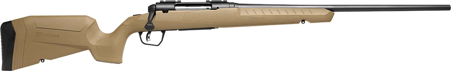 Savage Arms 32112 Axis 2 Compact 223 Rem 4+1 20" Matte Black Heavy Sporter Barrel, Matte Black Drilled & Tapped Carbon Steel Receiver, Fixed Flat Dark Earth Synthetic Stock Right Hand