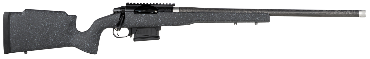 Proof Research 137833 Elevation MTR 2.0 6.5 Creedmoor 22" Carbon Fiber Wrapped Match Grade Threaded Barrel, Black Cerakote Picatinny Rail Steel Receiver, Fixed Proof Black Granite Carbon Fiber Stock