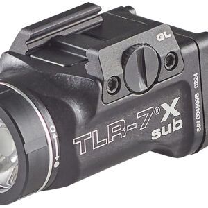 Streamlight 69405 TLR-7 X Sub USB Black Anodized 500 Lumens White LED Glock 43X MOS/48 MOS/43X/48