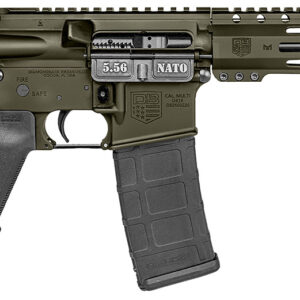 Diamondback DB1916K101 DB15  5.56 NATO 30+1 10" Black Nitride Heavy Threaded Barrel, OD Green Cerakote Picatinny Rail Aluminum Receiver, 9" M-LOK Handguard SB Tactical Brace & Black Magpul MOE Grip