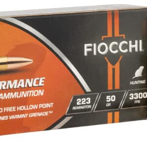 Fiocchi 223VG20 Hyperformance 223Rem 50gr 20 Per Box/10 Case