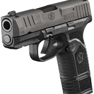 FN 66101416 Reflex 9mm Luger 15+1 11+1 3.30" Micro-Compact Frame Black PVD Serrated Steel Slide w/Picatinny Rail Stippled Grip Ambidextrous