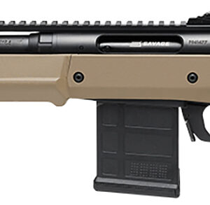 Savage Arms 58195 110 Scout Full Size 5.56 NATO 10+1 16.50" Flat Dark Earth Threaded Barrel, Picatinny Rail Carbon Steel Receiver, Magpul Hunter Synthetic Stock Left Hand