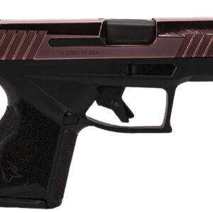 Taurus 1-GX4M931-10RG GX4  Micro-Compact Frame 9mm Luger 10+1 3.06" Satin Black DLC Stainless Steel Barrel, Rose Gold PVD Serrated Alloy Steel Slide, Matte Black Stainless Steel Frame, Textured Grip