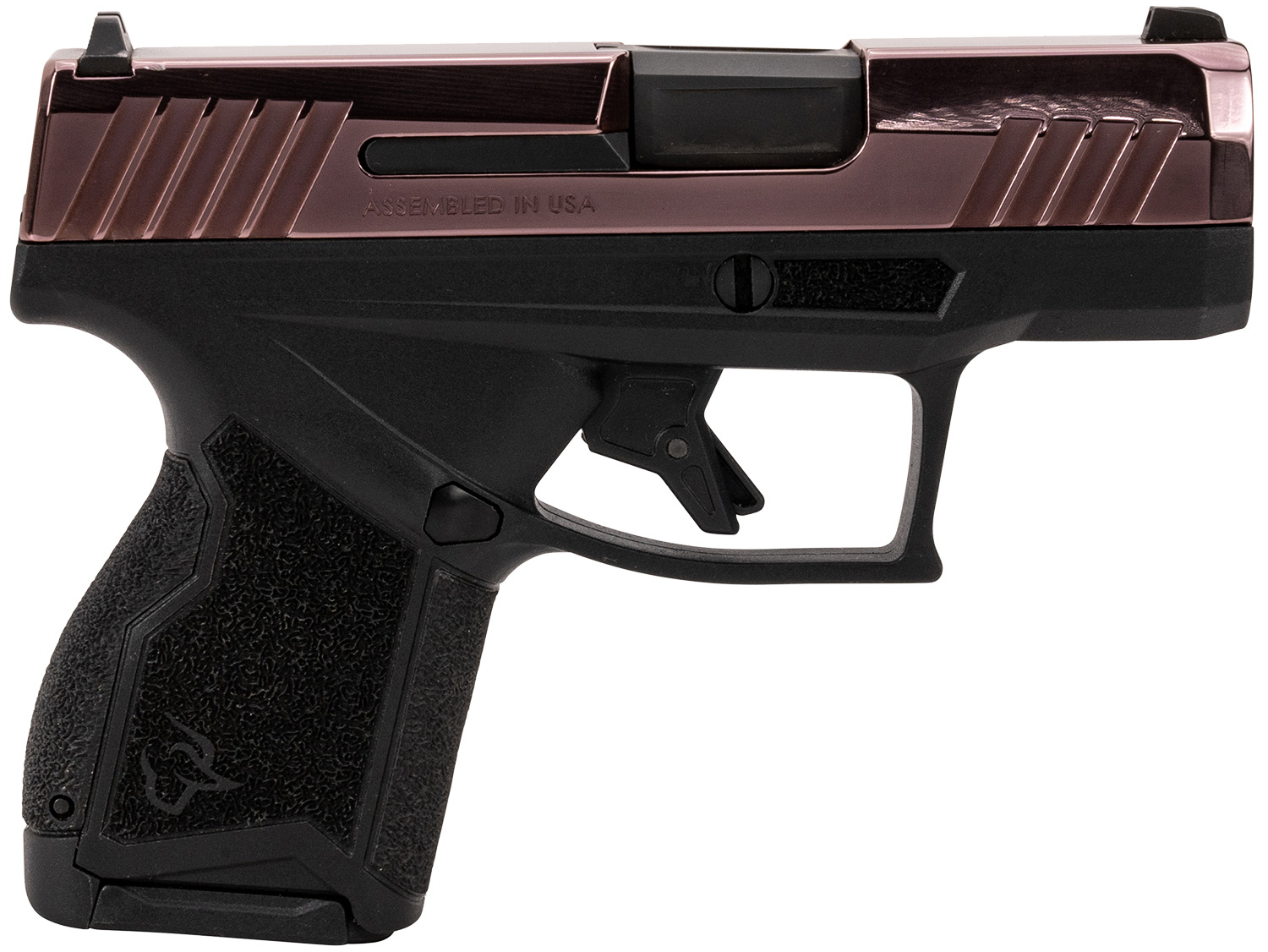 Taurus 1-GX4M931-RG GX4 Micro-Compact Frame 9mm Luger 13+1 3.06" Satin Black DLC Stainless Steel Barrel, Rose Gold PVD Serrated Alloy Steel Slide, Matte Black Stainless Steel Frame, Textured Grip