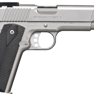 Kimber Mfg.,inc 3200108CA Stainless Target II (CA) 9mm 9+1 5" Satin Silver Front Serrations Stainless Steel Slide Black Synthetic Double-Diamond Checkering Grip