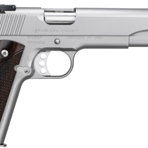 Kimber Mfg.,inc 3000372 Stainless Target LS 10mm 8+1 6" Ramped Barrel Satin Silver Stainless Steel Slide Rosewood Grip
