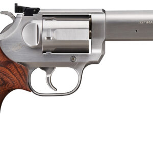 Kimber Mfg, Inc 3700621CA K6S Target *CA Complaint DA/SA 357 Mag 6 Shot 4" Brushed Stainless Steel Barrel & Cylinder, Brushed Stainless Stainless Steel Frame, Diamond Checkering Grip, Exposed Hammer