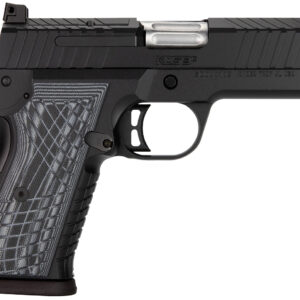 Kimber Mfg.,inc 3100010 KDS9C 9mm 15+1 4.09" KimPro Black Front and Rear Serrations Stainless Steel Slide Gray and Black G10 Crosshatch Grip