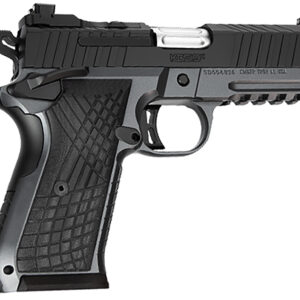 Kimber Mfg.,inc 3100018 KDS9C Rail 9mm 10+1 4.09" KimPro Gray/Black Front and Rear Serrations Stainless Steel G-10 Grip
