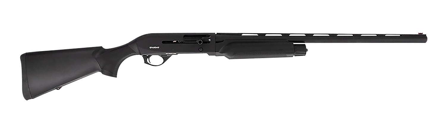 Spandau Arms 21000185 S2 Field 12 Gauge Semi-Auto 3" 3- 2.75" Shells 24" Black Vent Rib Barrel, Black Drilled & Tapped Receiver, Fixed Black Polymer Stock, Benelli Choke Tube System