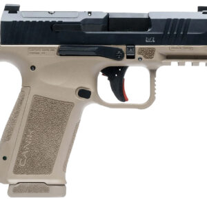 Canik HG7882BDN Mete MC9L Sub-Compact Frame 9mm Luger 17+1 3.18" Black Steel Barrel, Black Nitride Serrated Steel Slide, Flat Dark Earth Polymer Frame w/Picatinny Rail, Interchangeable Backstrap Grip