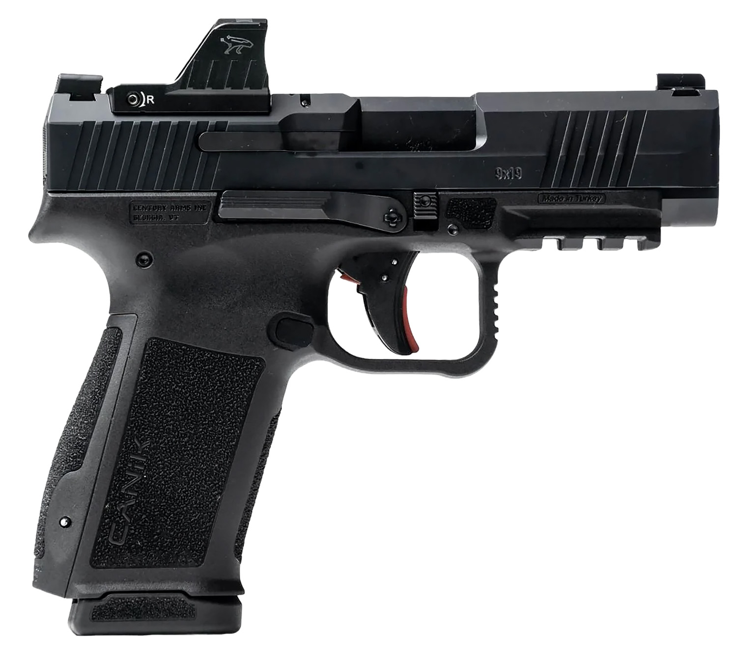 Century Arms HG7883VN Mete MC9LS Sub-Compact Frame 9mm 10rd 3.63" Black Nitride Steel Slide Black MeCanik MO1