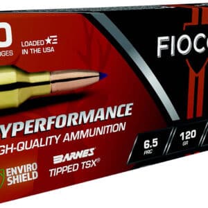 Fiocchi 65PRCTT Hyperformance 6.5PRC 120gr Barnes Tipped TSX 20 Per Box/10 Case