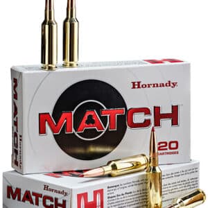 Hornady 81597 Match 6mm GT 109gr Extremely Low Drag-Match 20 Per Box/10 Case