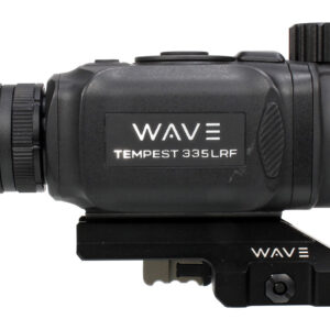 Wave WTS200 Tempest 335 LRF Thermal Black 3.3x35mm Illuminated Multi Reticle 384x288, 12 Microns, 50 Hz Resolution, Digital Zoom 13.2x Rapid/Smooth