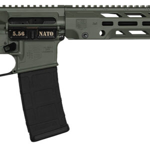 Diamondback DB1784K791 DB15 Obsidian 5.56 NATO 30+1 16" Black Nitride Threaded Barrel, Jungle Green Cerakote Picatinny Rail Aluminum Receiver, Magpul CTR Black Synthetic Stock & Magpul MOE K2 Grip