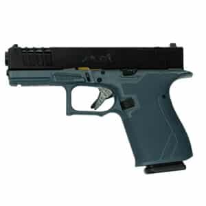 Great Lakes Firearms GL19BLU Striker  9mm 15+1 4" Front/Rear Serrations Cerakote Blue Titanium