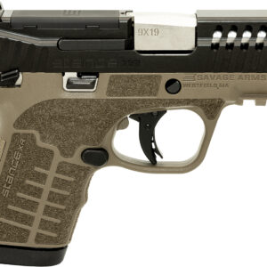Savage Arms 67055 Stance XR 9mm 13+1 3.20" Natural Black Nitride Ported Stainless Steel Slide FDE Glass Filled Nylon Grip Ambidextrous