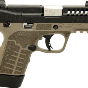 Savage Arms 67065 Stance XR 9mm 13+1 3.20" Natural Black Nitride Ported Stainless Steel Slide FDE Glass Filled Nylon Grip Ambidextrous