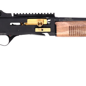 Four Peaks Imports 12077 AKSA Arms S4 12 Gauge 3" 5+1 18.50" Chrome Plated 7075-T6 Aluminum Receiver Wood Stock