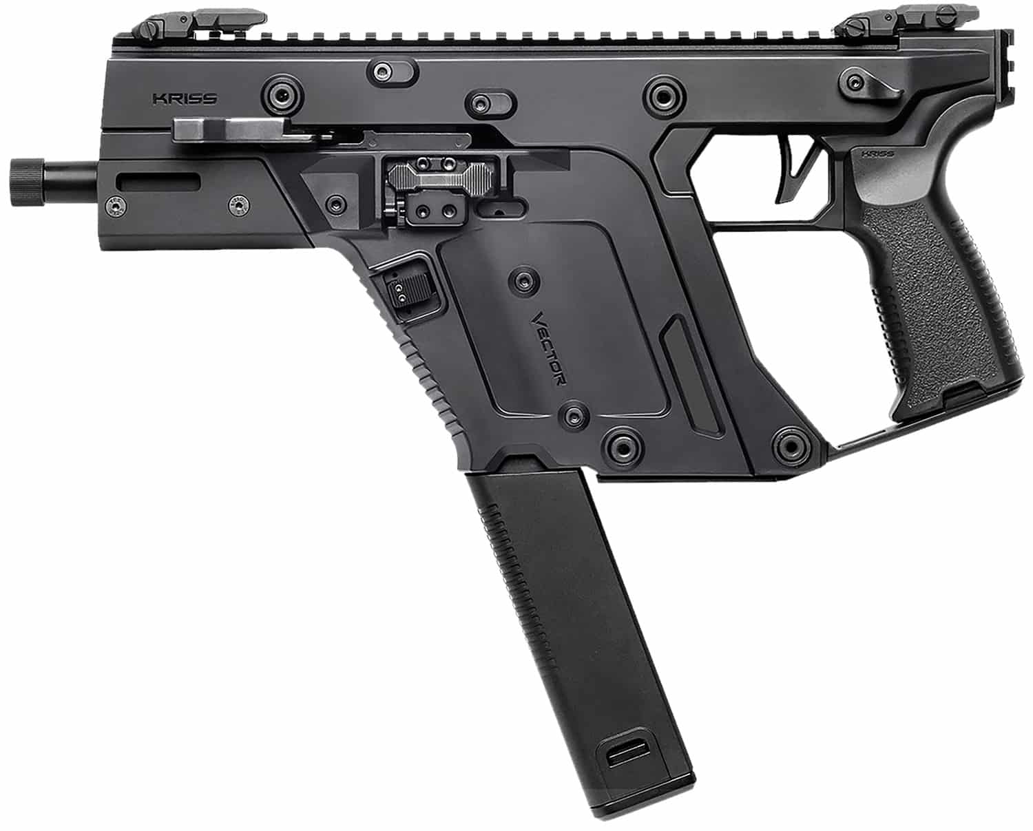 Kriss USA KV903PBL00 Vector SDP Gen3 9mm Luger 40+1 5.50" Black Nitride Threaded Barrel, M-LOK Handguard, Black Picatinny Rail Receiver & Rear, Black Polymer Grip, Ambidextrous, Glock Mag Compatible