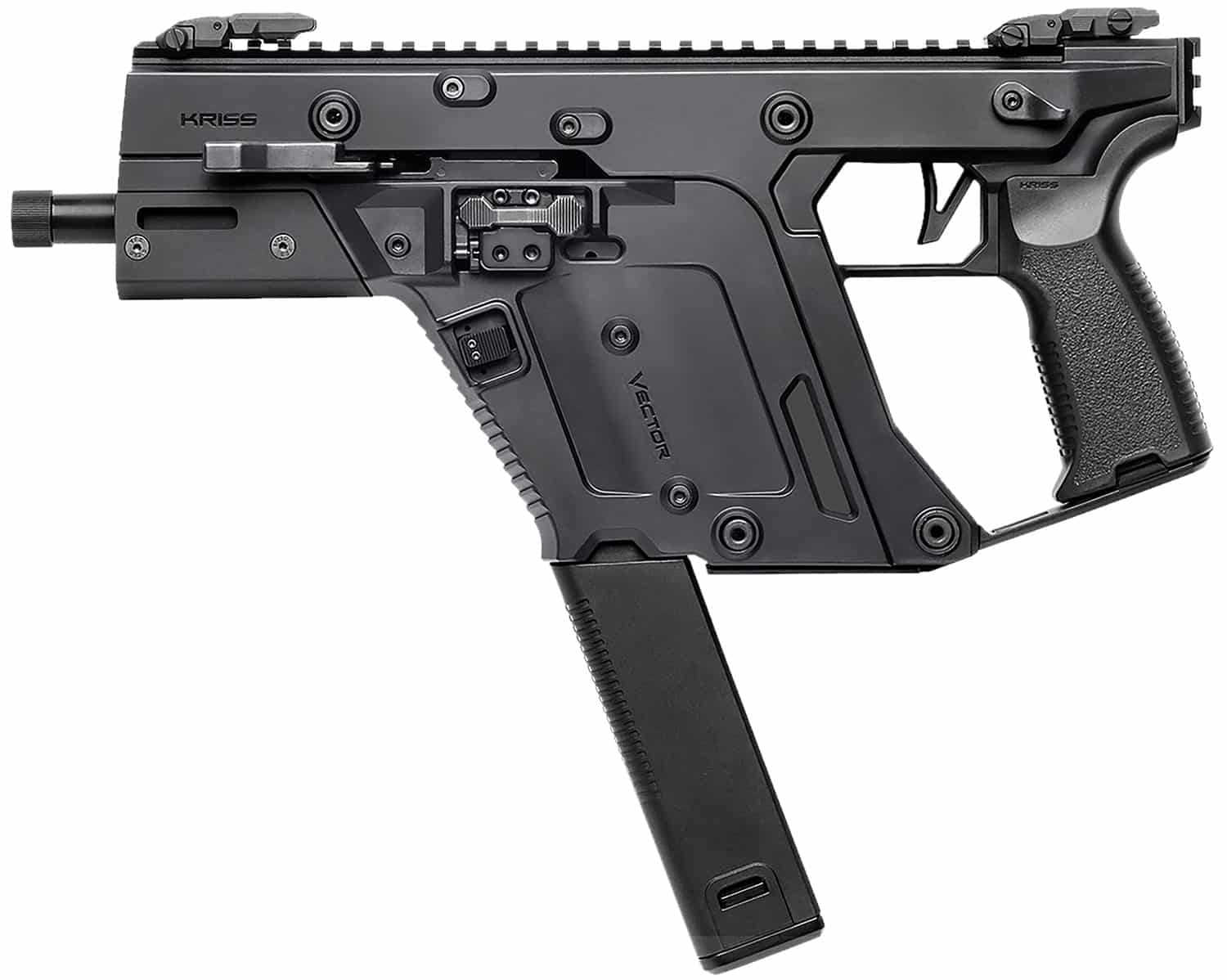 Kriss USA KV453PBL00 Vector SDP Gen3 45 ACP 30+1 5.50" Black Nitride Threaded Barrel, M-LOK Handguard, Black Picatinny Rail Receiver & Rear, Black Polymer Grip, Ambidextrous, Glock Mag Compatible