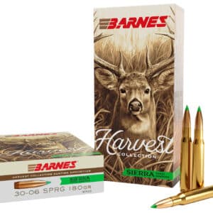 Barnes Bullets 32403  Harvest 30-06Springfield 180gr Sierra Tipped GameKing 20 Per Box/10 Case