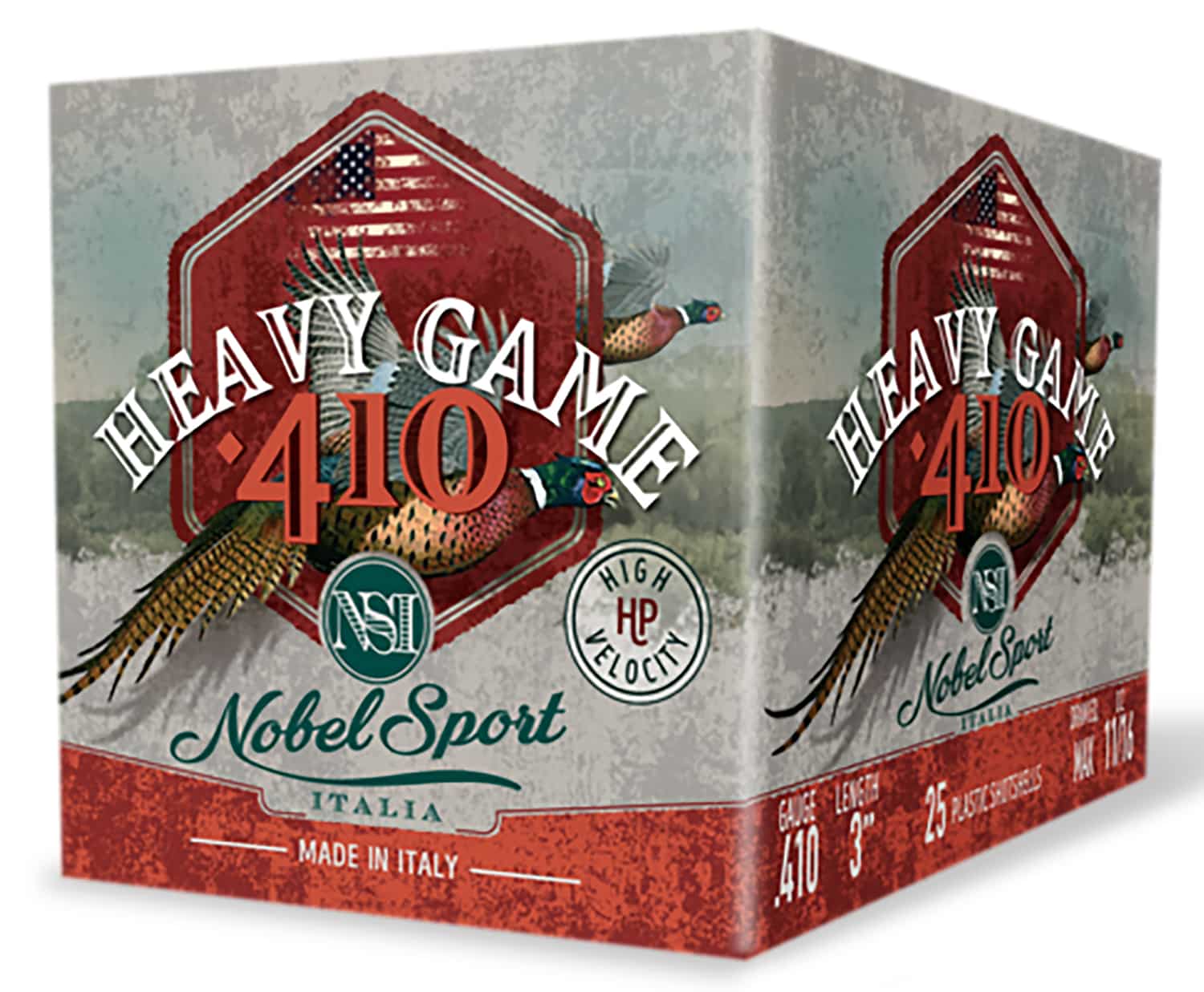 Nobel/Eurosports LLC ANS4136 Heavy Game 410Gauge 3" 11/16oz 6Shot 25 Per Box/10 Case