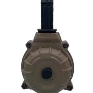 ProMag DRMA22-FDE 50rd Drum 9mm Fits CZ Scorpion Flat Dark Earth DuPont Zytel Polymer