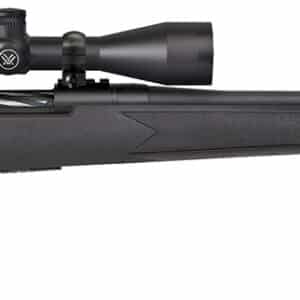 Mossberg 28246 Patriot w/Optic 450 Bushmaster 4+1 20" Matte Blued Threaded Barrel, Matte Blued Drilled & Tapped Receiver, Fixed Black Synthetic Stock, Vortex Crossfire II 3-9x40mm