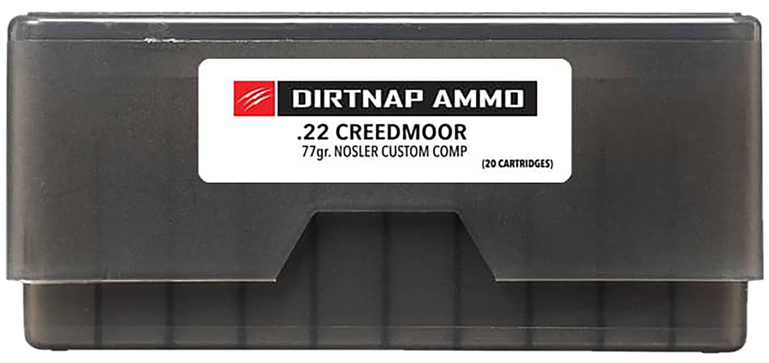 Fierce Firearms DNP22CM77GR Dirtnap 22Creedmoor 77gr 20 Per Box/10 Case