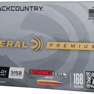 Federal P7BCLRX1 BackCountry  7mm BC 168gr 20 Per Box/10 Case