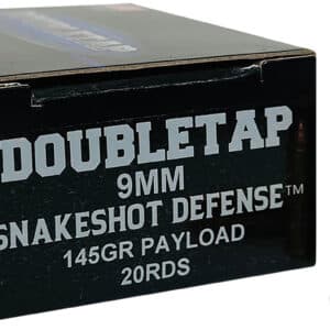 DoubleTap Ammunition 9MMSS20 Snake Shot  9mm 20 Per Box/50 Case