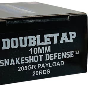 DoubleTap Ammunition 10MMSS20 Snake Shot  10mm 20 Per Box/50 Case
