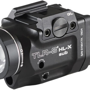 Streamlight 69466 TLR-8 Black Aluminum Glock 43x/48 1,000 Lumens Red Laser