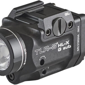 Streamlight 69476 TLR-8 Black Aluminum Glock 43x/48 1,000 Lumens Green Laser